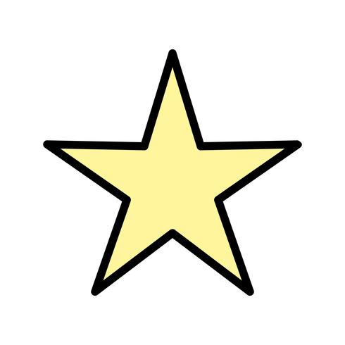 Icono de estrella vector illustration