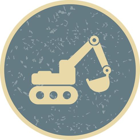 Vector Excavator Icon