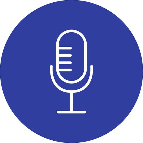 Microphone Icon Vector Illustration