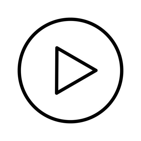 Play Icon Vector Illustration