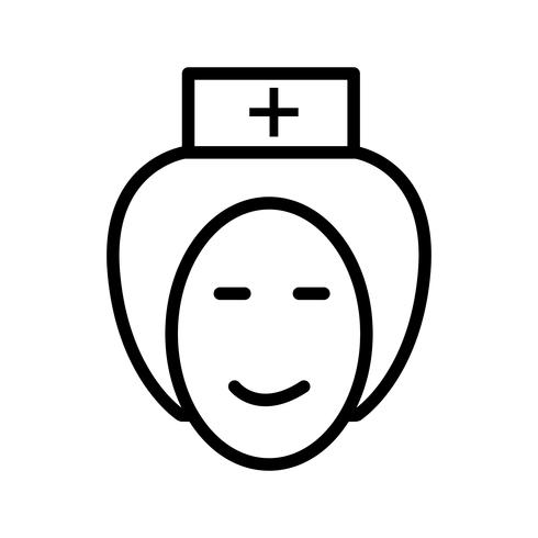 Vector Nurse Icon