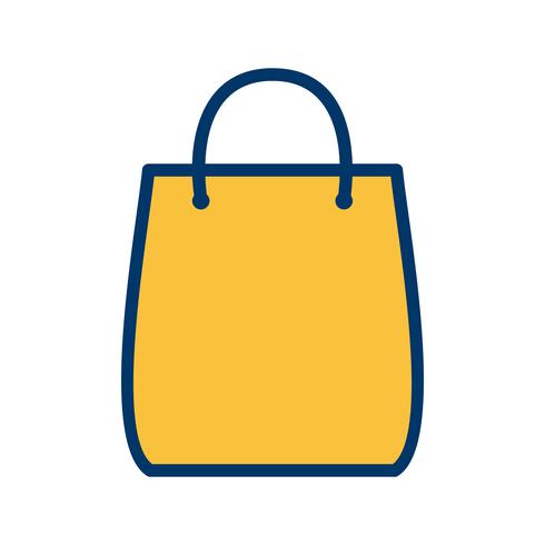 Bolsa de compras icono Vector Illustration