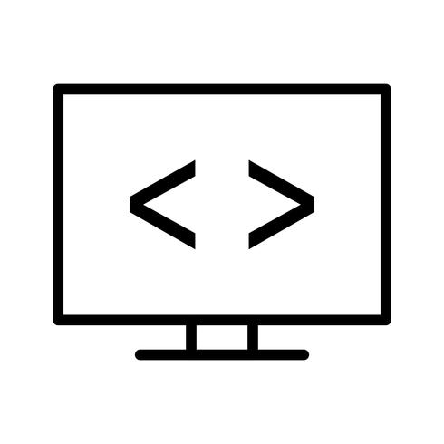 Vector Code optimization Icon