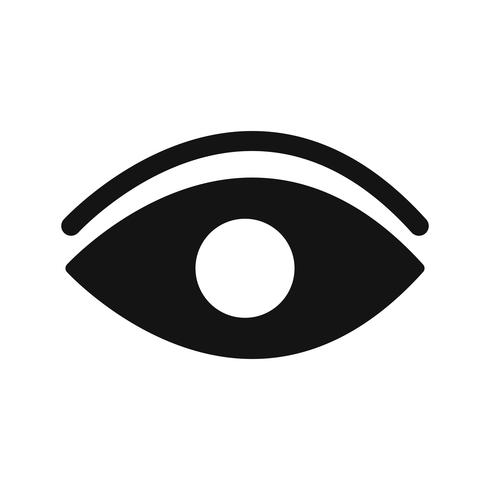 Vector icono de ojo