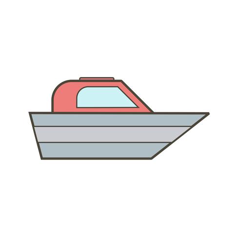 Vector icono de barco