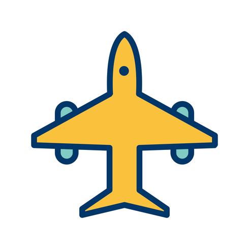 Vector icono de avión