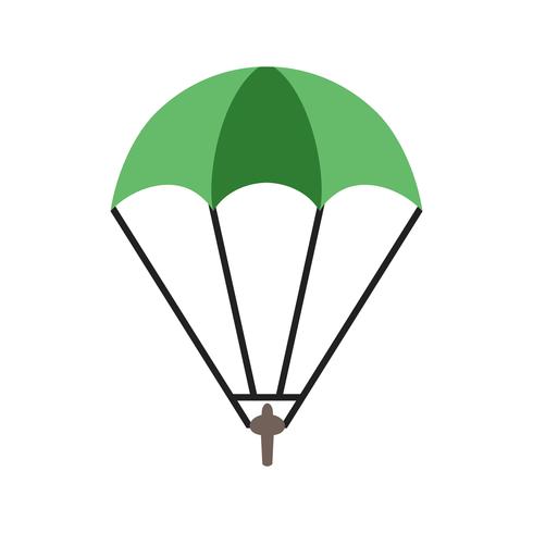 Parachutist Icon Vector Illustration