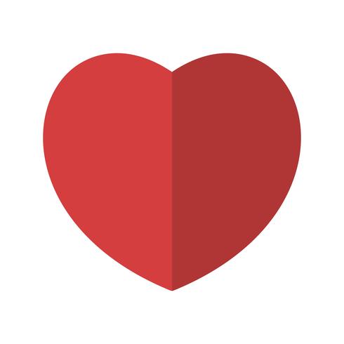 Icono del corazón ilustración vectorial vector