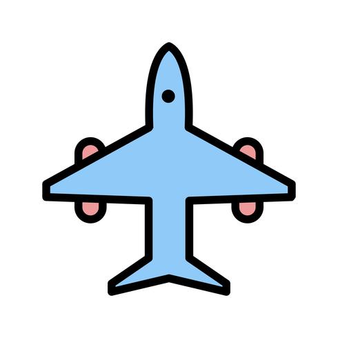 Vector icono de avión