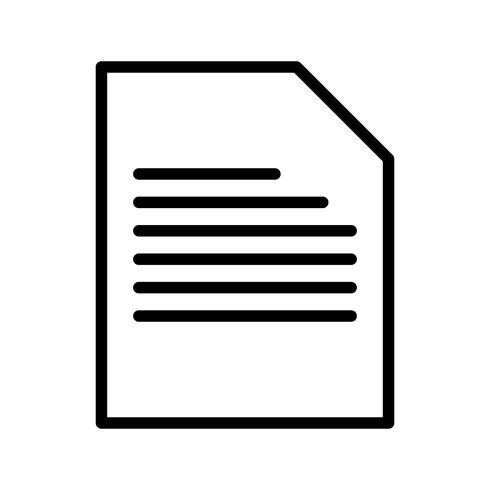 Vector Document Icon