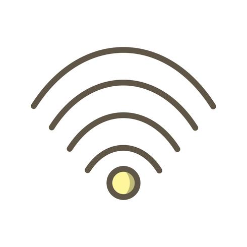 Icono de vector wifi
