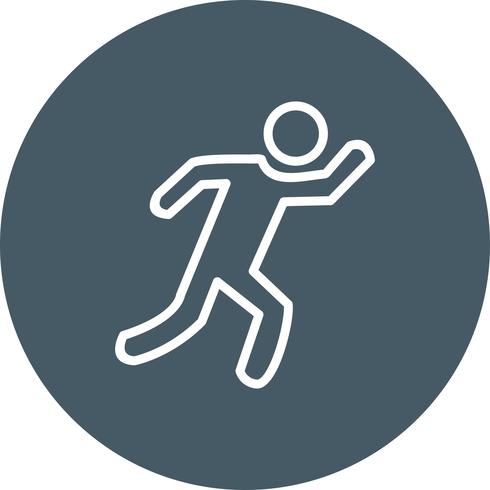 Runner Icon Vector Illustration