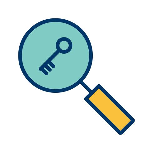 Vector Keyword Search Icon