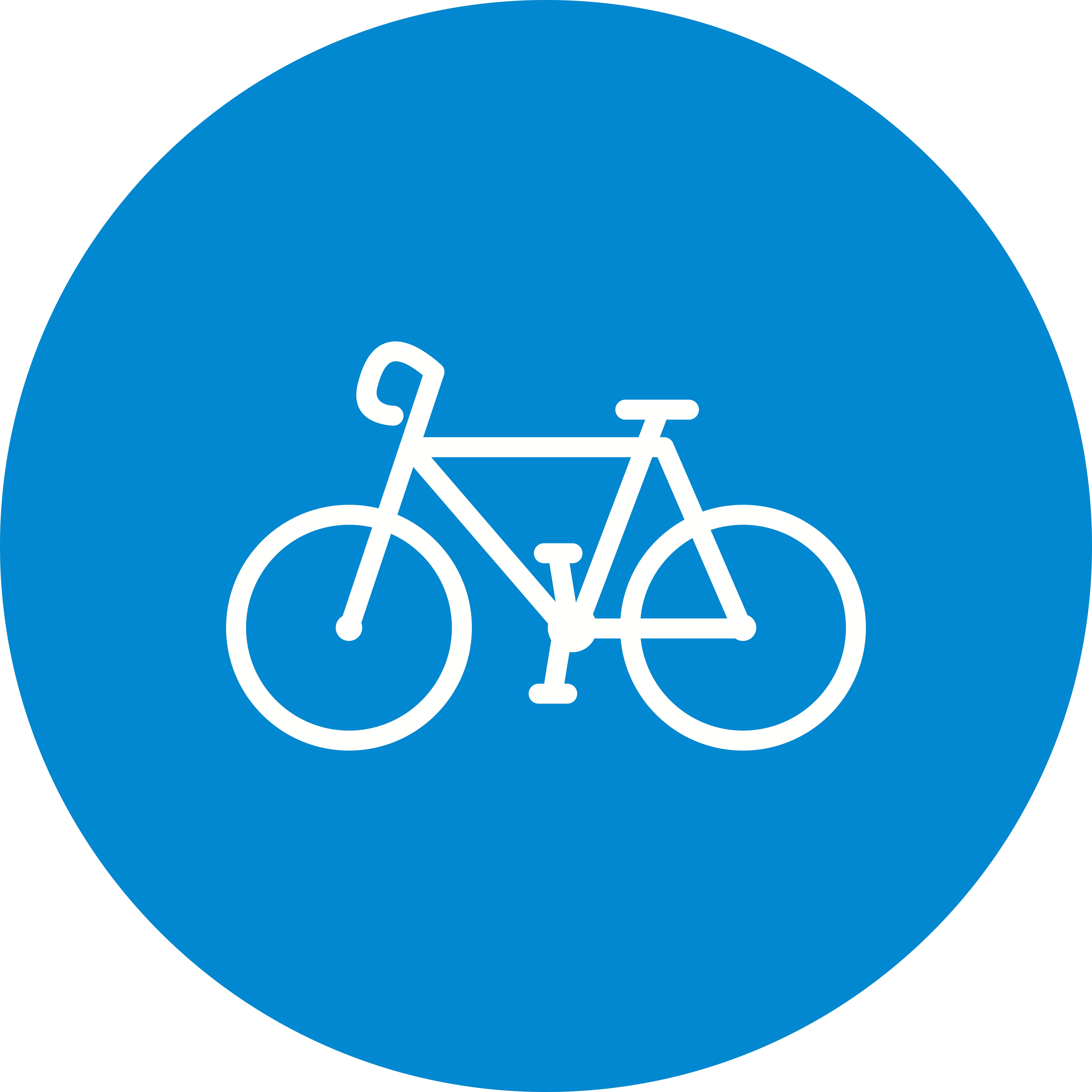 bicycle travel icons