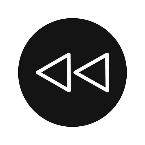 Back Icon Vector Illustration