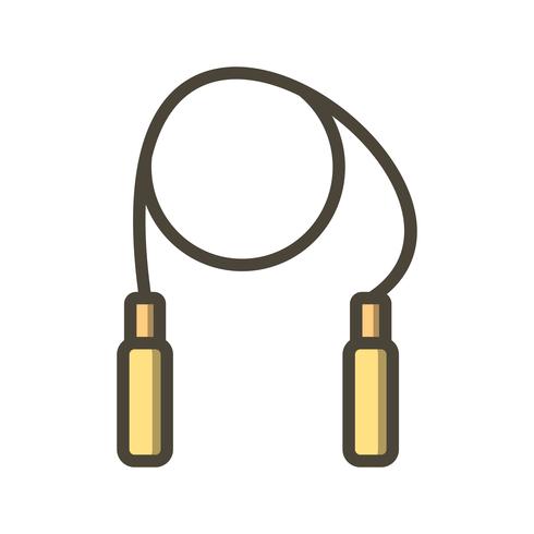 Jumping Rope Icon Vector Illustration