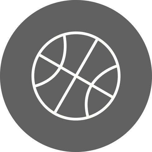 Icono de baloncesto Vector ilustración