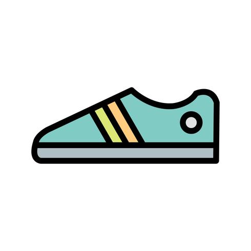 Icono de zapatos ilustración vectorial vector