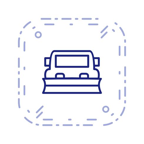 Vector Snowplow Icon