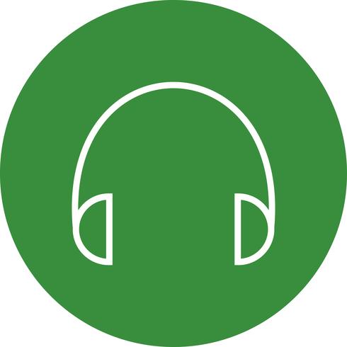 Icono de auriculares ilustración vectorial vector