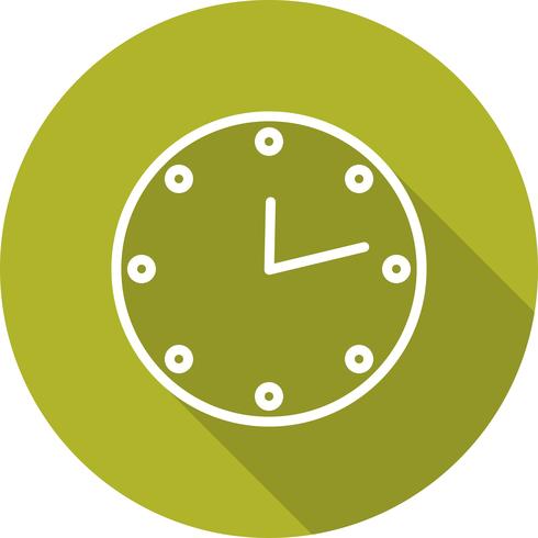 Vector icono de reloj