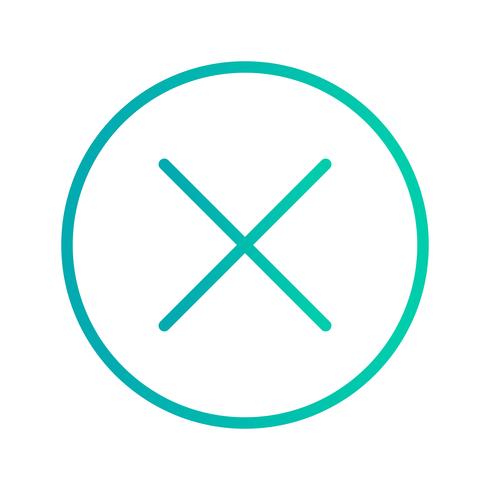 Cancel Icon Vector Illustration