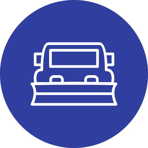 Vector Snowplow Icon