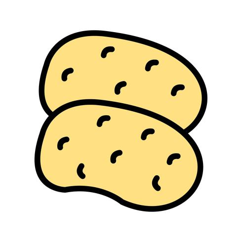 Vector Potatoes Icon