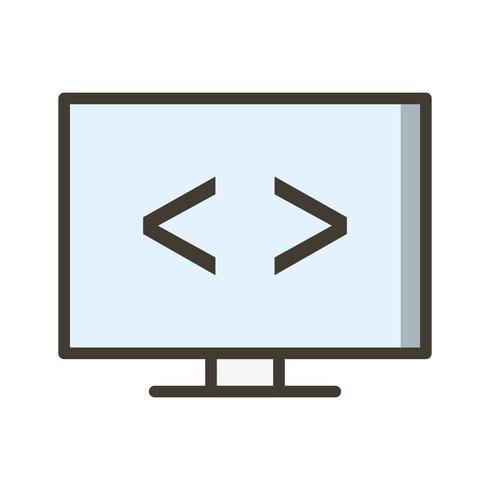 Icono de optimización de código vectorial vector