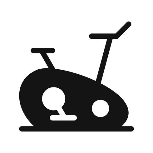 Exercise Bike Icon Vector Illustration