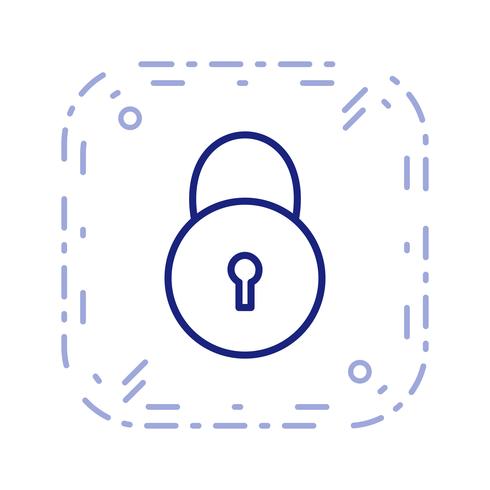 Padlock Icon Vector Illustration