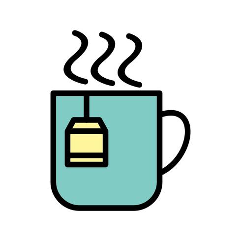 Vector icono de té