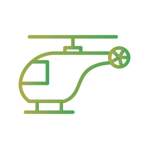 Vector icono de helicóptero