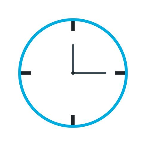 Vector icono de reloj