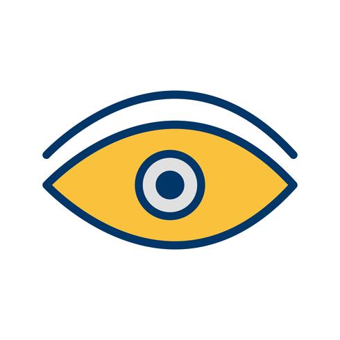 Vector icono de ojo