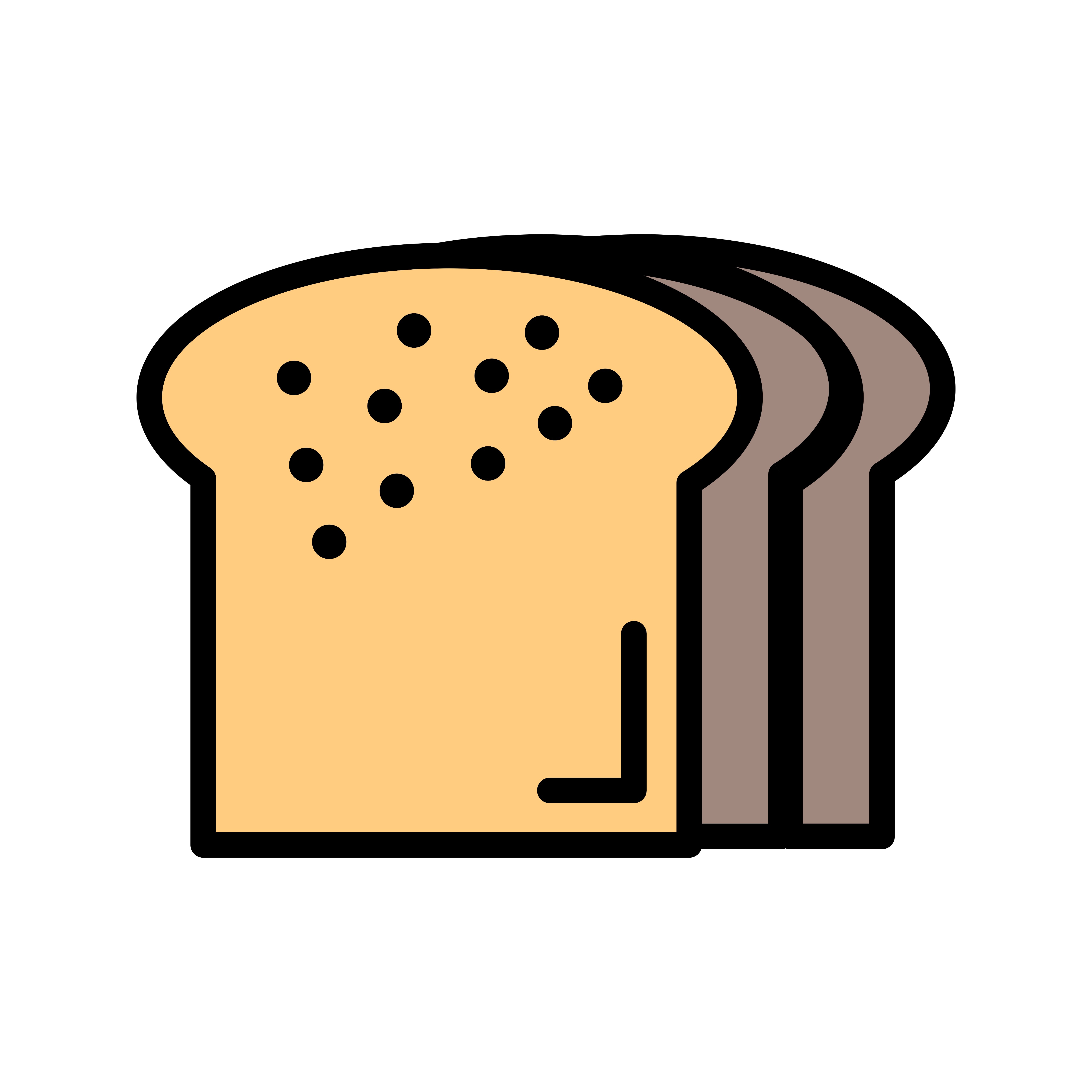 Vector Bread Icon 421410 Vector Art at Vecteezy