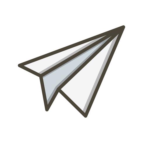 Paper Plane Icon Vector Illustration