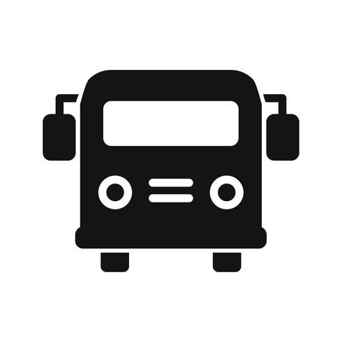 Vector de icono de autobús escolar