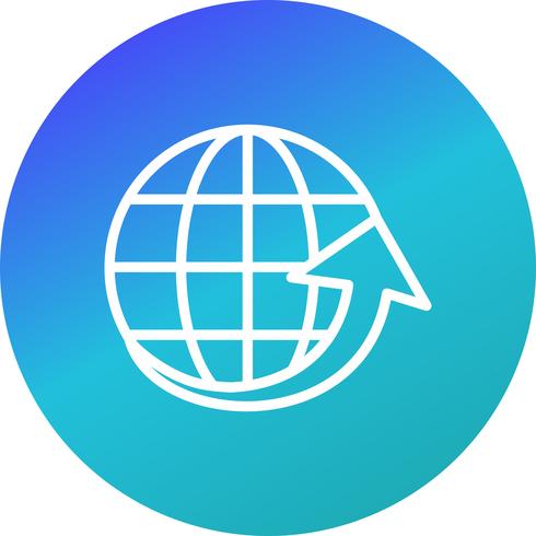 Vector Around the World Icon