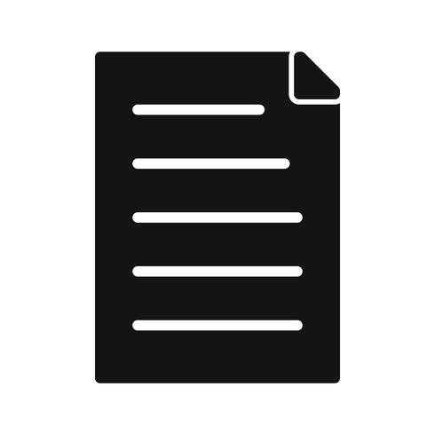 Vector Document Icon