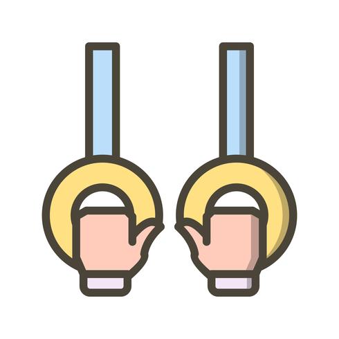 Gymnastics Icon Vector Illustration