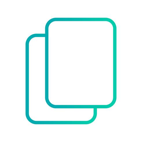 Copy Icon Vector Illustration