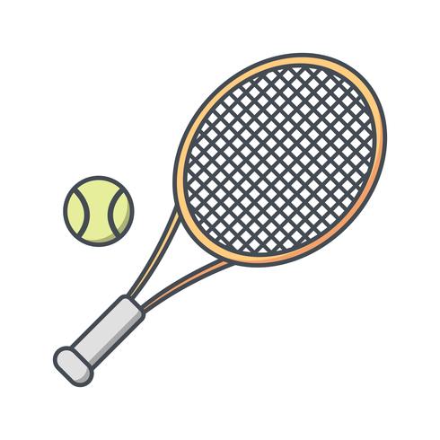 Icono de tenis Vector Illustration