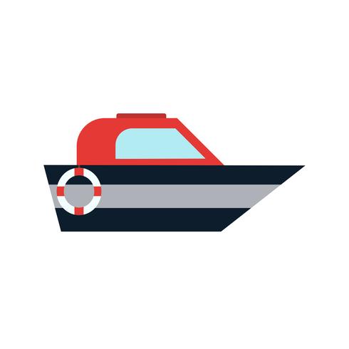 Vector icono de barco