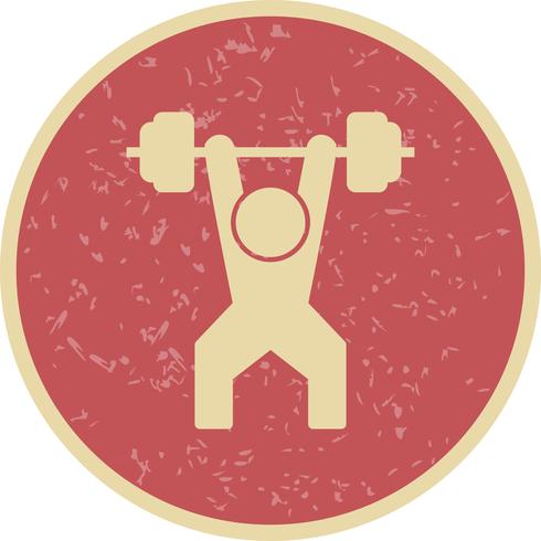 Weightlifting Icon Vector Illustration