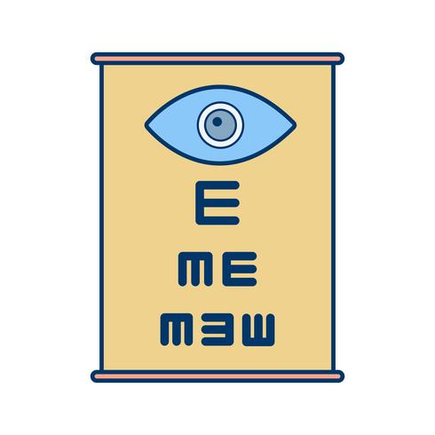 Vector Eye Test Icon