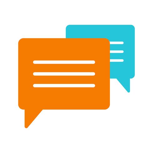 Vector Conversation Icon