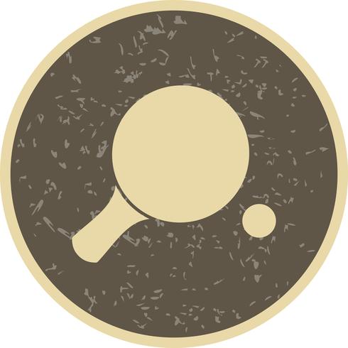 Icono de ping pong ilustración vectorial vector