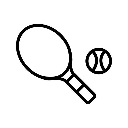 Icono de tenis Vector Illustration