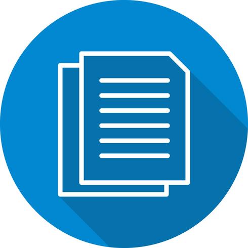 Vector icono de documentos